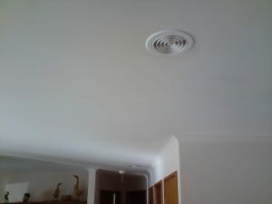 two ceiling outlets