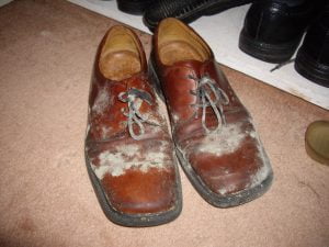 mouldy shoes